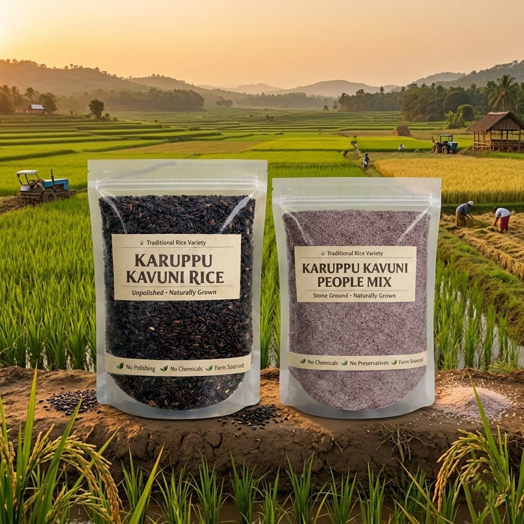 கருப்பு கவுனி அரிசியின் வரலாறு: "தடைசெய்யப்பட்ட அரிசி" (Forbidden Rice)… k k k p