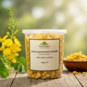 nature indian pure dried avarampoo (senna auriculata) 100g | natural herbal tea & skin