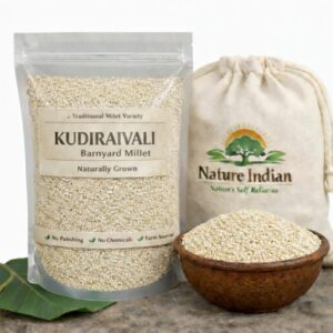 nature indian barnyard millet | kuthiraivali rice substitute | high fiber millet 1kg pack