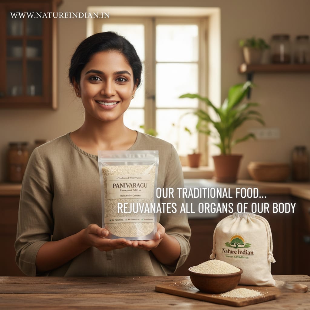 nature indian organic pani varagu (proso millet) 1kg | protein rich & nervous system booster ancient grain nature indian organic pani varagu (proso millet) 1kg | protein rich & nervous system booster ancient grain