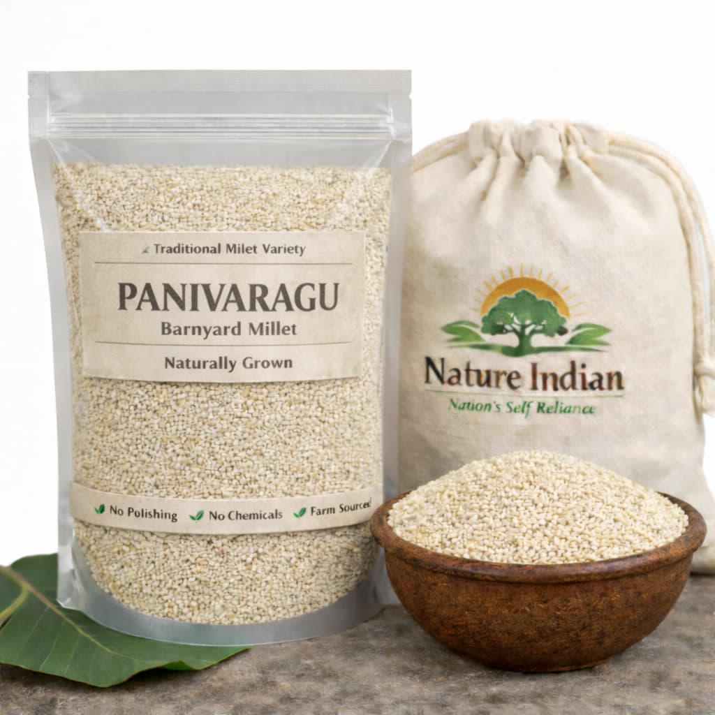 nature indian organic pani varagu (proso millet) 1kg | protein rich & nervous system booster ancient grain nature indian organic pani varagu (proso millet) 1kg | protein rich & nervous system booster ancient grain