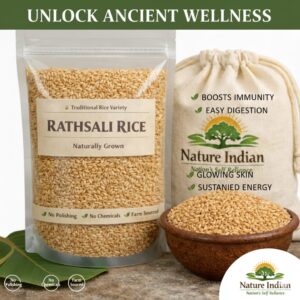 rathasali rice primium quality– ancient variety | rich in fiber | natural farming 1kg pack
