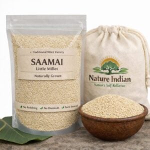 nature indian home packing: natural little millet (saamai) – 1kg