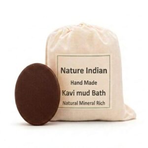 kavi mud bath soap – handcrafted with apurva kavi mud & vagai wood pressed coconut oil 3 in pack